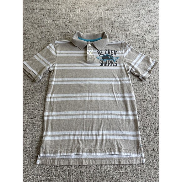 Cherokee Polo Shirt Youth Boys Collared Short Sleeve Striped Size Large (12/14) - Picture 1 of 11